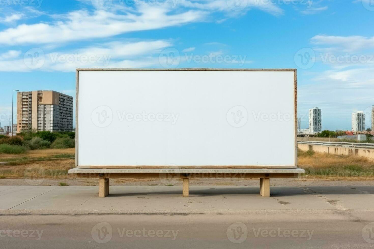 Blank billboard available for outdoor advertising posters minimal restrictions apply photo