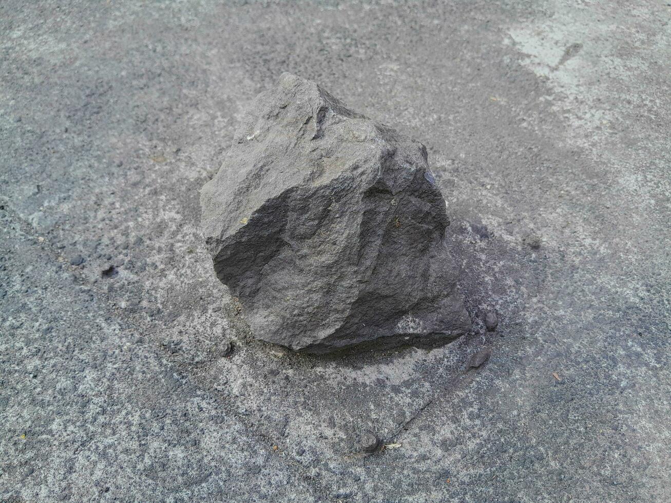 Single crushed stone for building construction photo