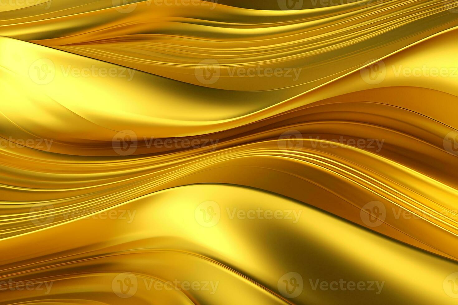 background gold metal plate Generative AI photo