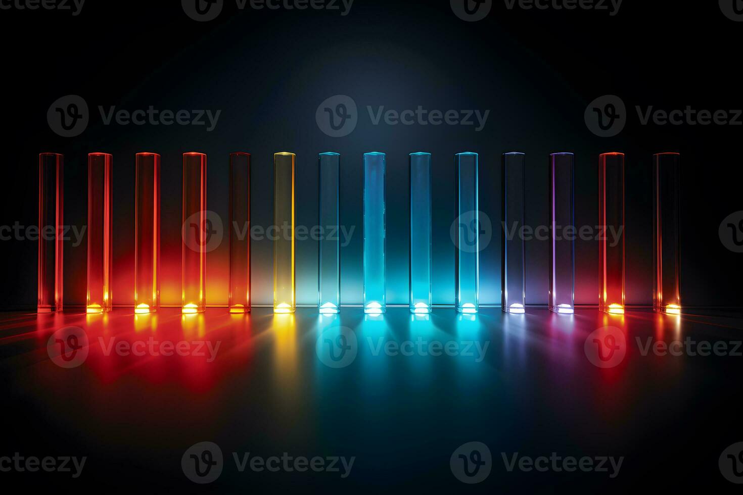 light technology gradient line graphics Generative AI photo