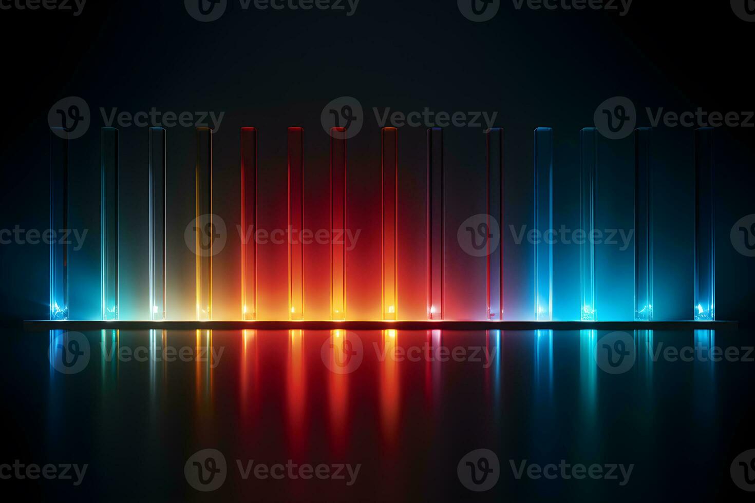 light technology gradient line graphics Generative AI photo