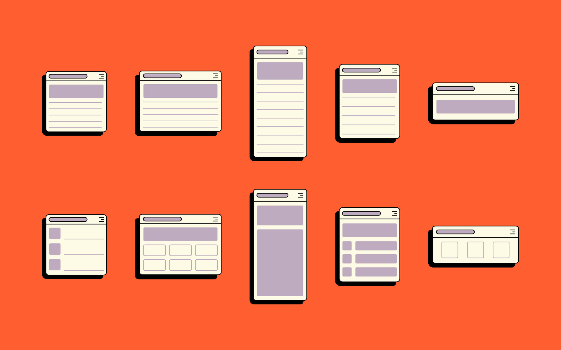 Collection of UI Window Frame Notes 32467911 Vector Art at Vecteezy