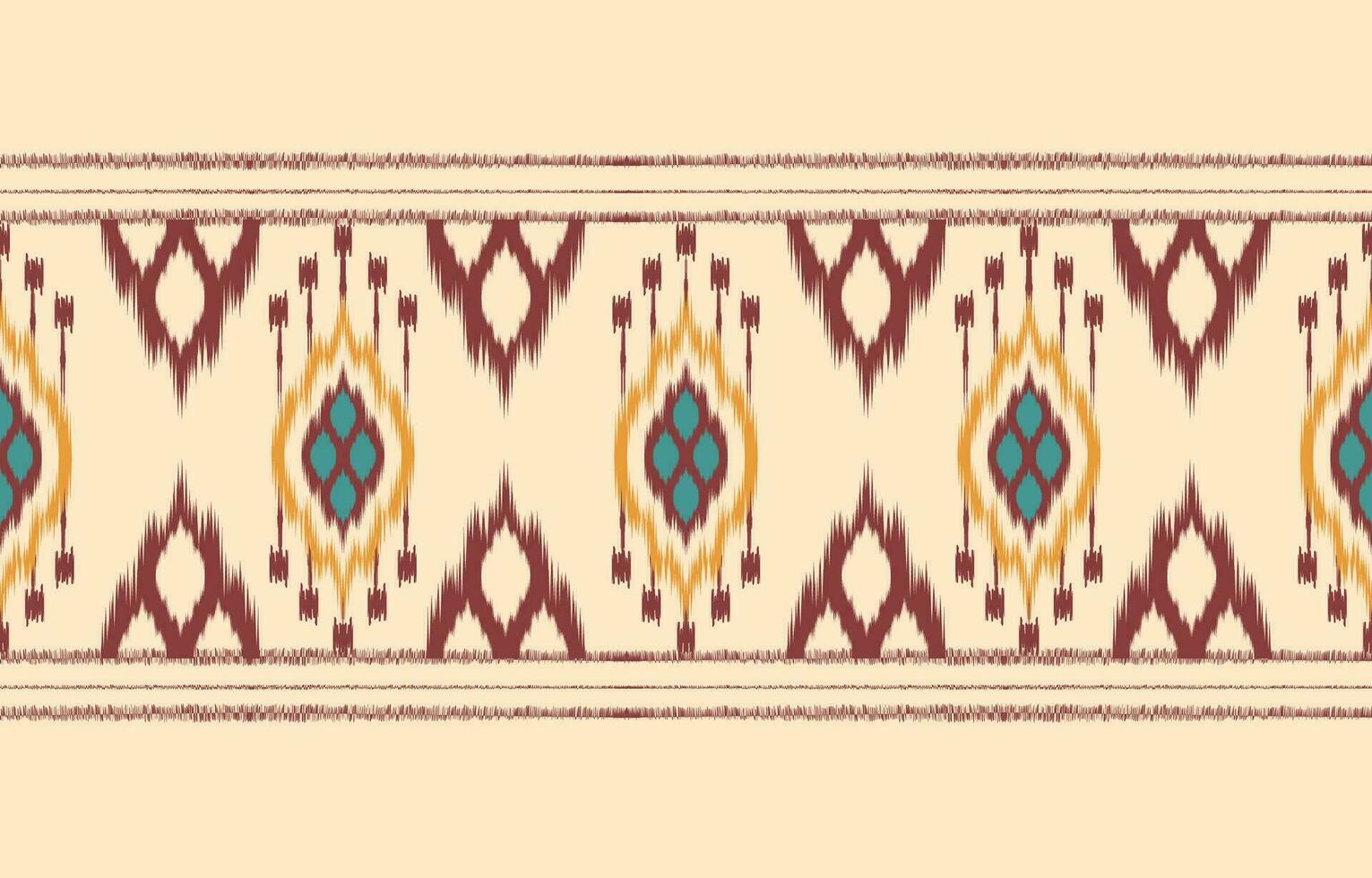 Ethnic abstract ikat art. Aztec ornament print. geometric ethnic pattern seamless  color oriental.  Design for background ,curtain, carpet, wallpaper, clothing, wrapping, Batik, vector illustration.