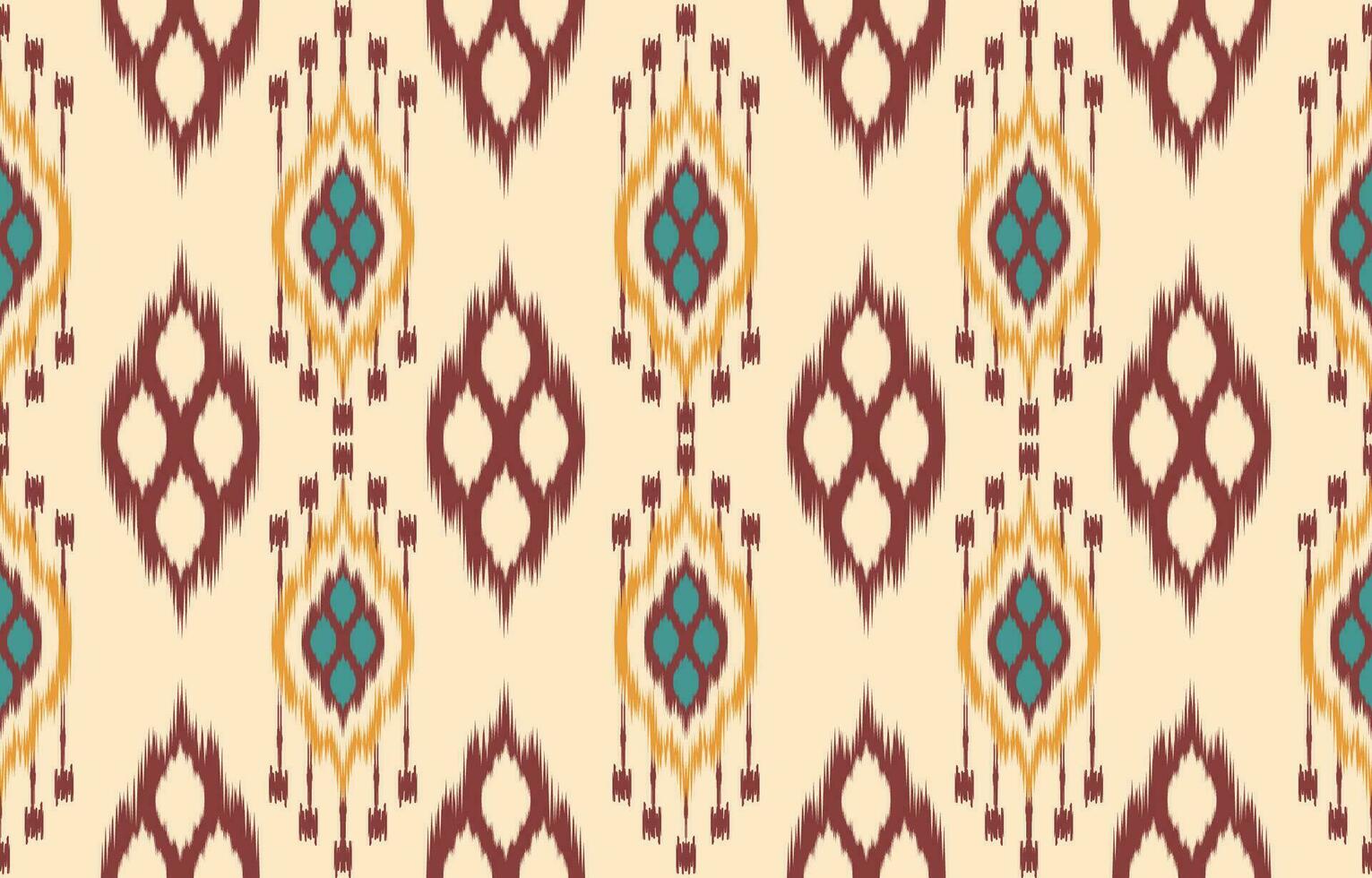 Ethnic abstract ikat art. Aztec ornament print. geometric ethnic pattern seamless  color oriental.  Design for background ,curtain, carpet, wallpaper, clothing, wrapping, Batik, vector illustration.