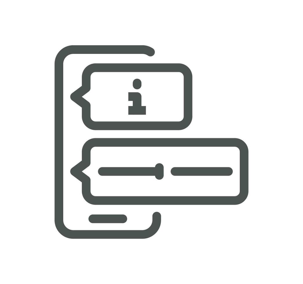 Reception related icon outline and linear vector. vector