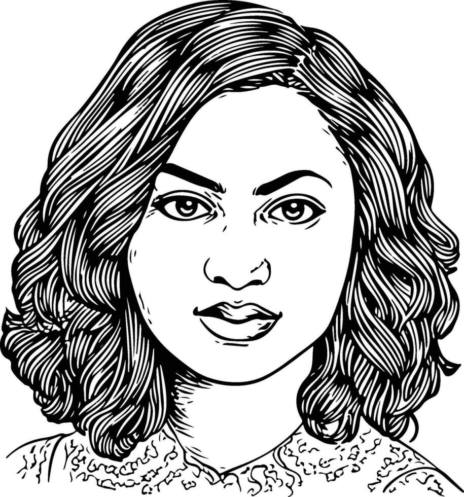 Jessica Mauboy illustration vector