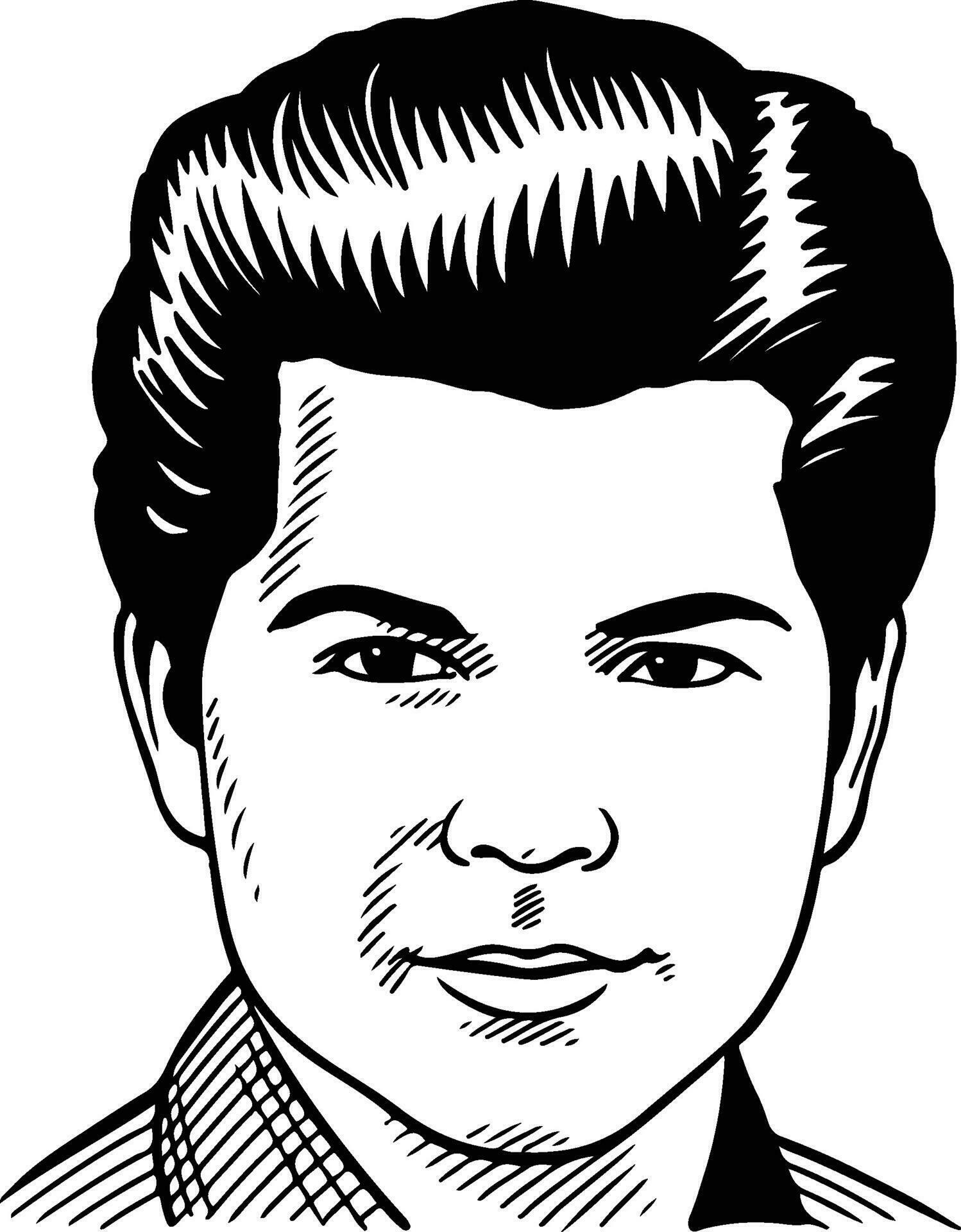 Ritchie Valens illustration 32468206 Vector Art at Vecteezy
