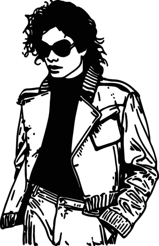 Michael Jackson illustration vector