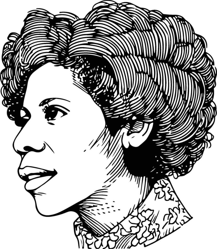 Minnie Riperton illustration vector