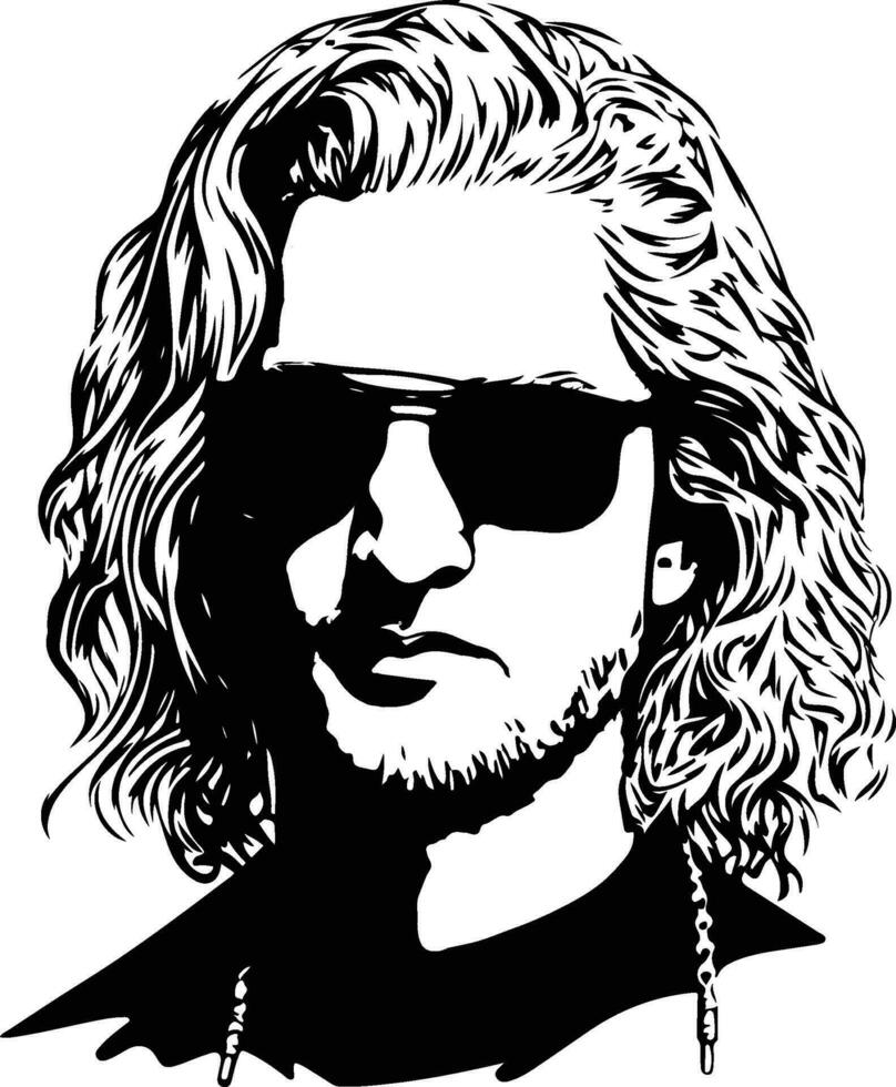 Layne Staley, Alice in Chains illustration vector