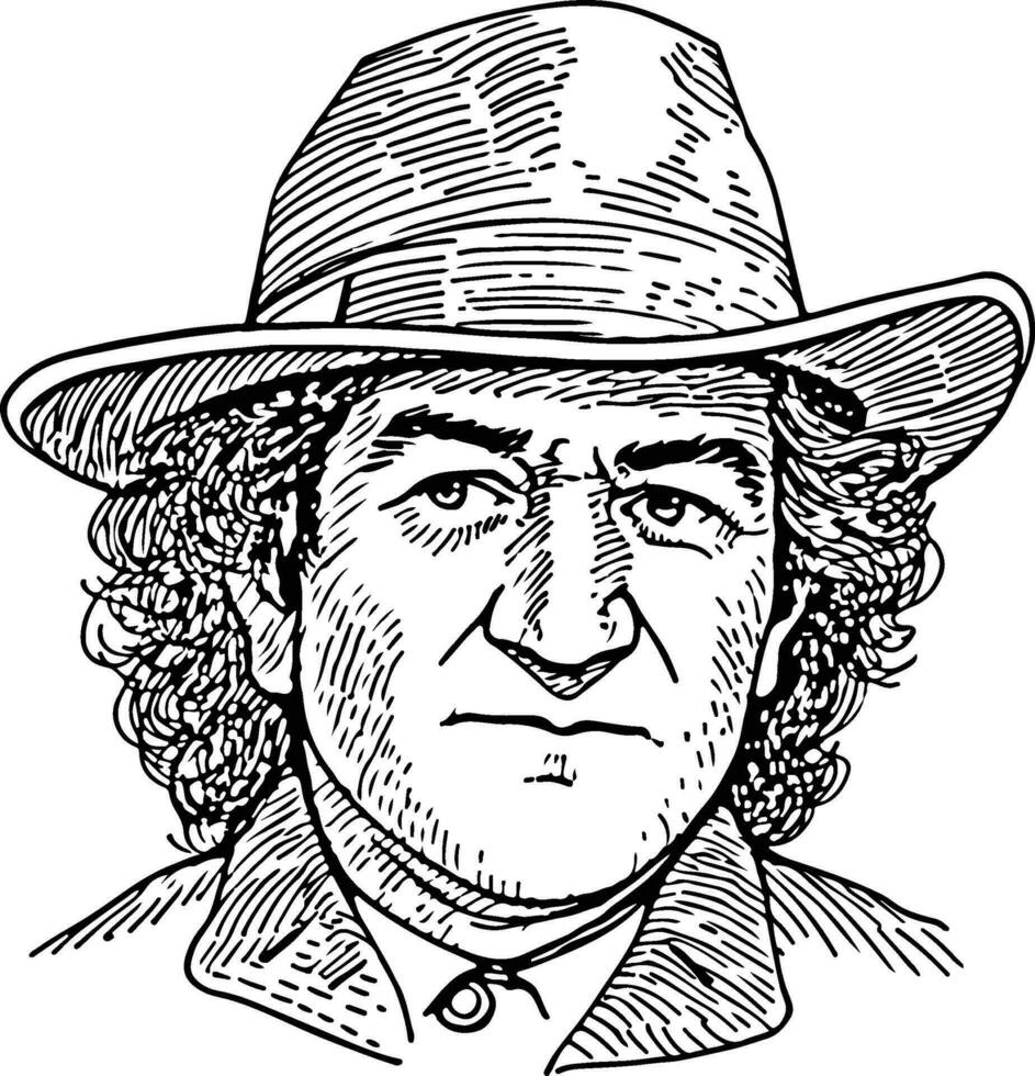 Molly Meldrum illustration vector