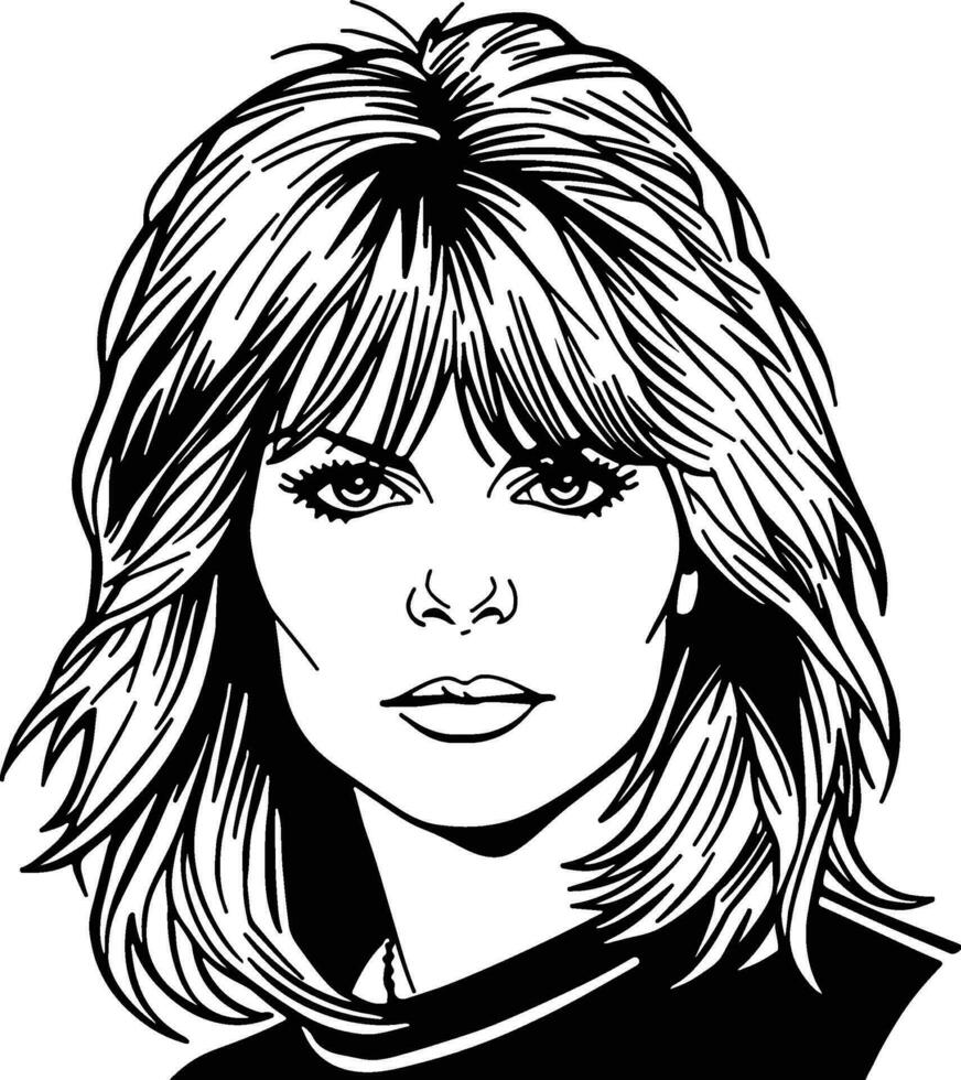 Chrissy Amphlett, Divinyls illustration vector