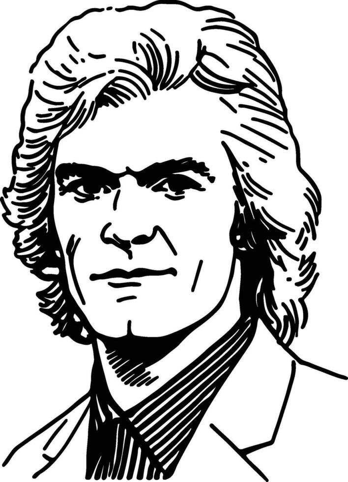 John Farnham illustration vector