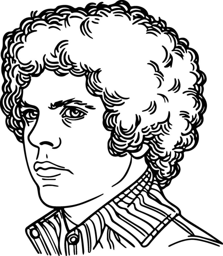 Leo Sayer illustration vector