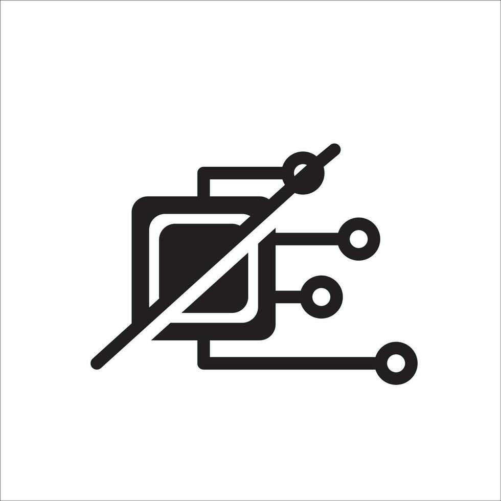 Technology icon vector