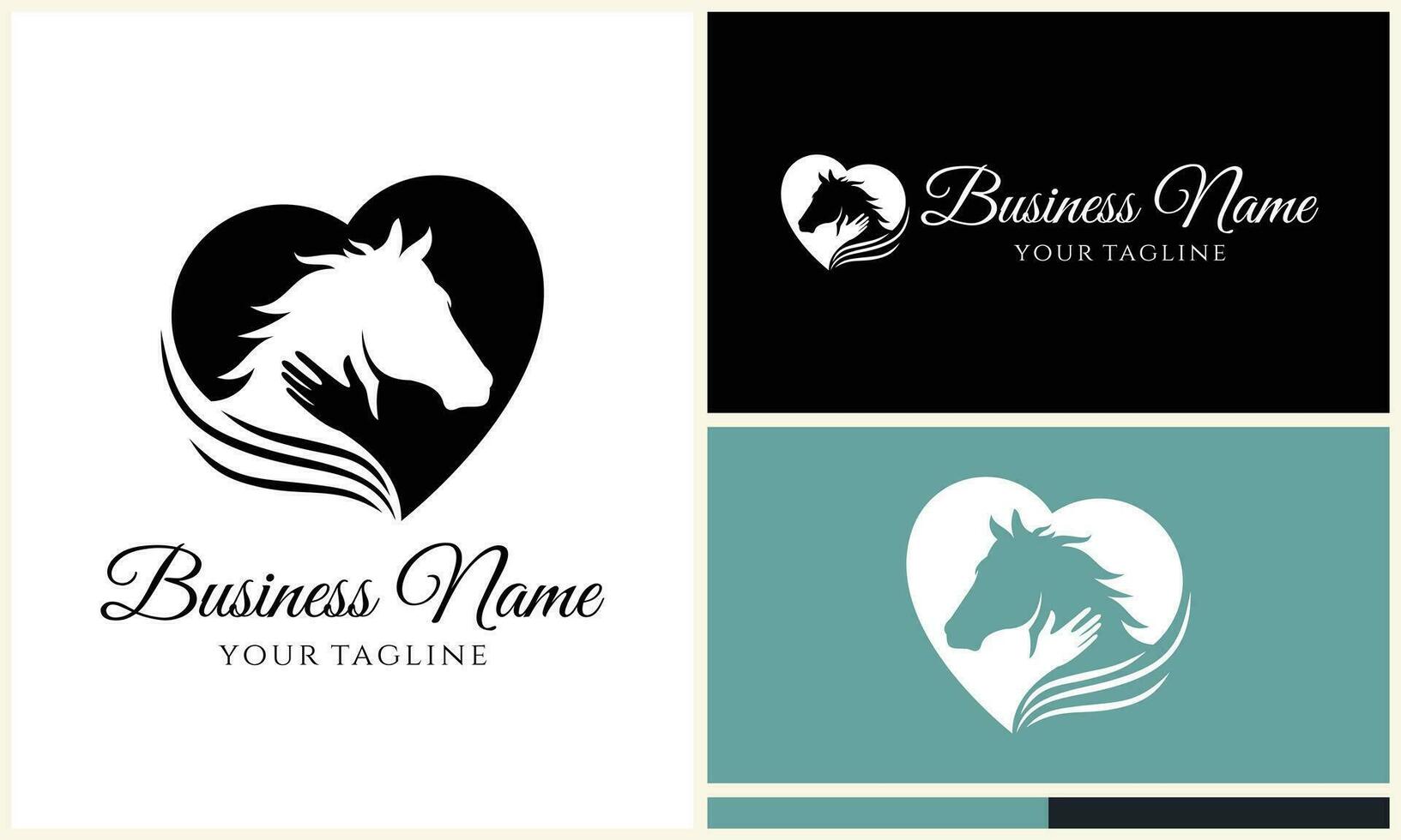 pet people love logo template vector