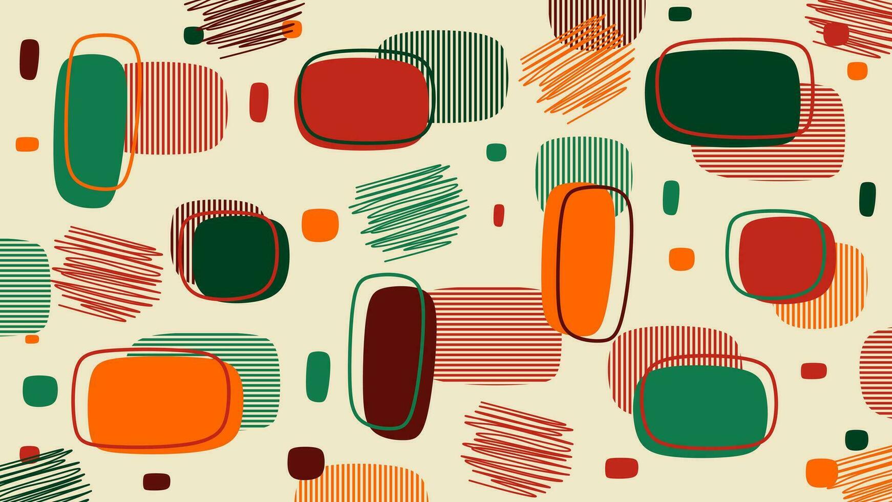 Abstract Retro Background Design Concept vector