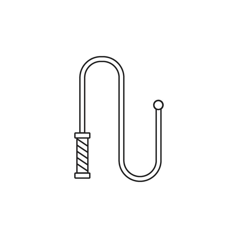 whip icon vector