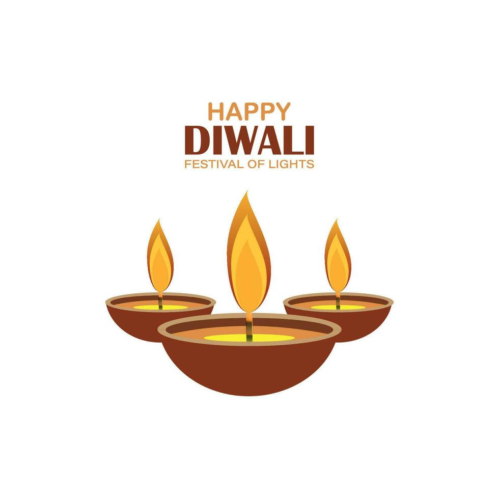 Happy Diwali, festival of lights, Paper Graphic of Indian Rangoli, golden lights, colorful decorative background, Blue magenta background vector