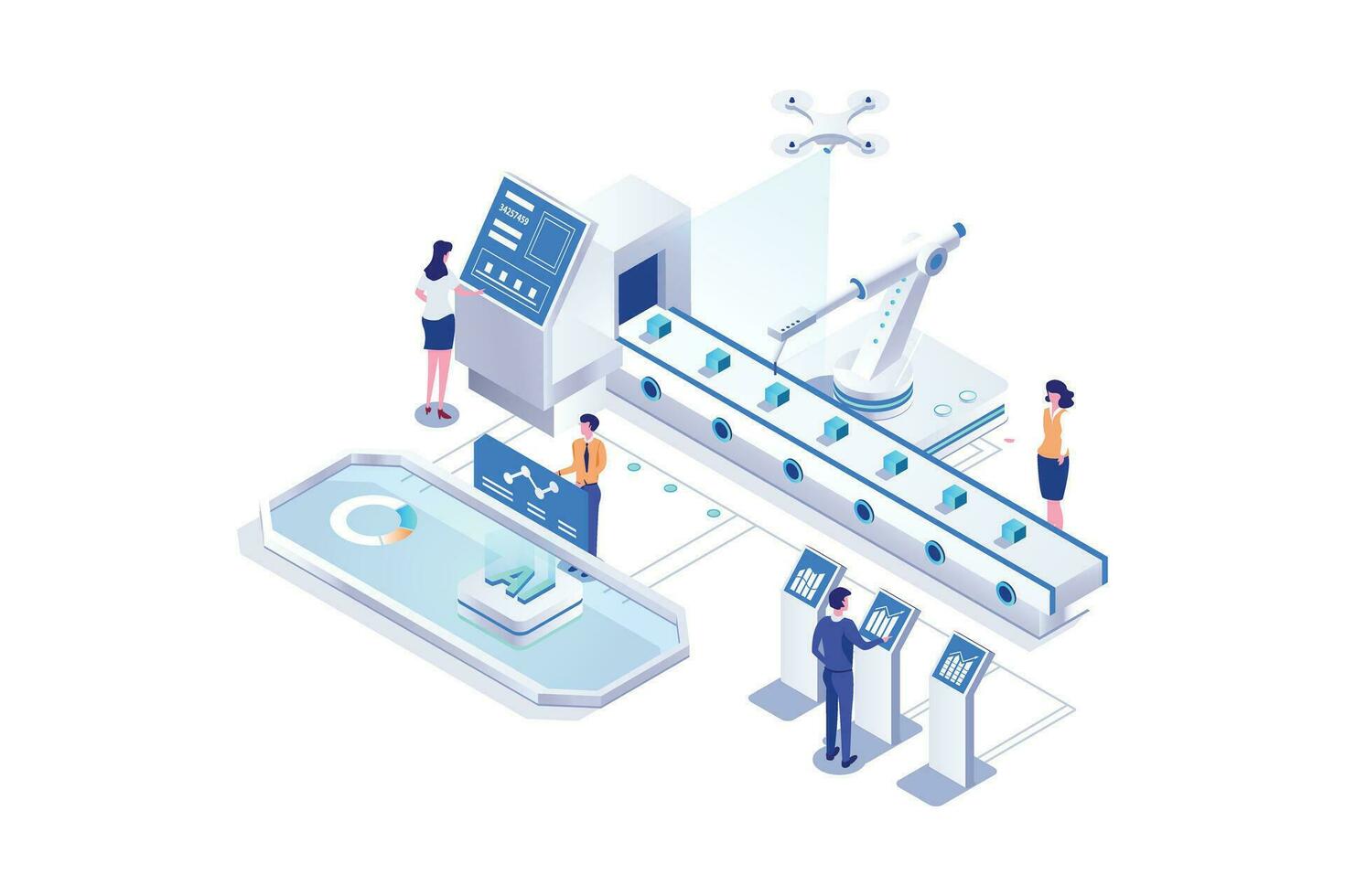 Product Manager Isometric Vector Concept