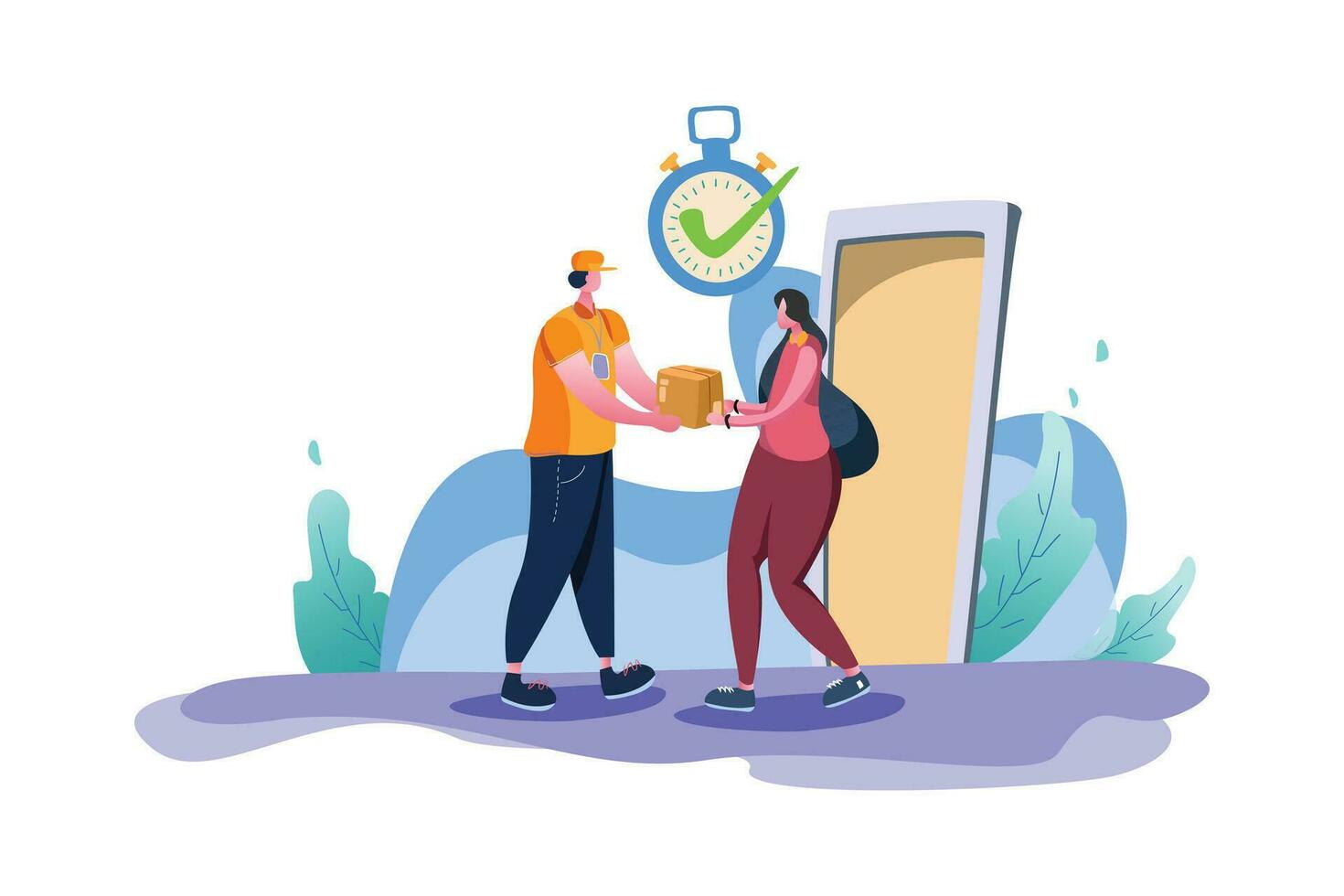 Delivery Services - Flat vector