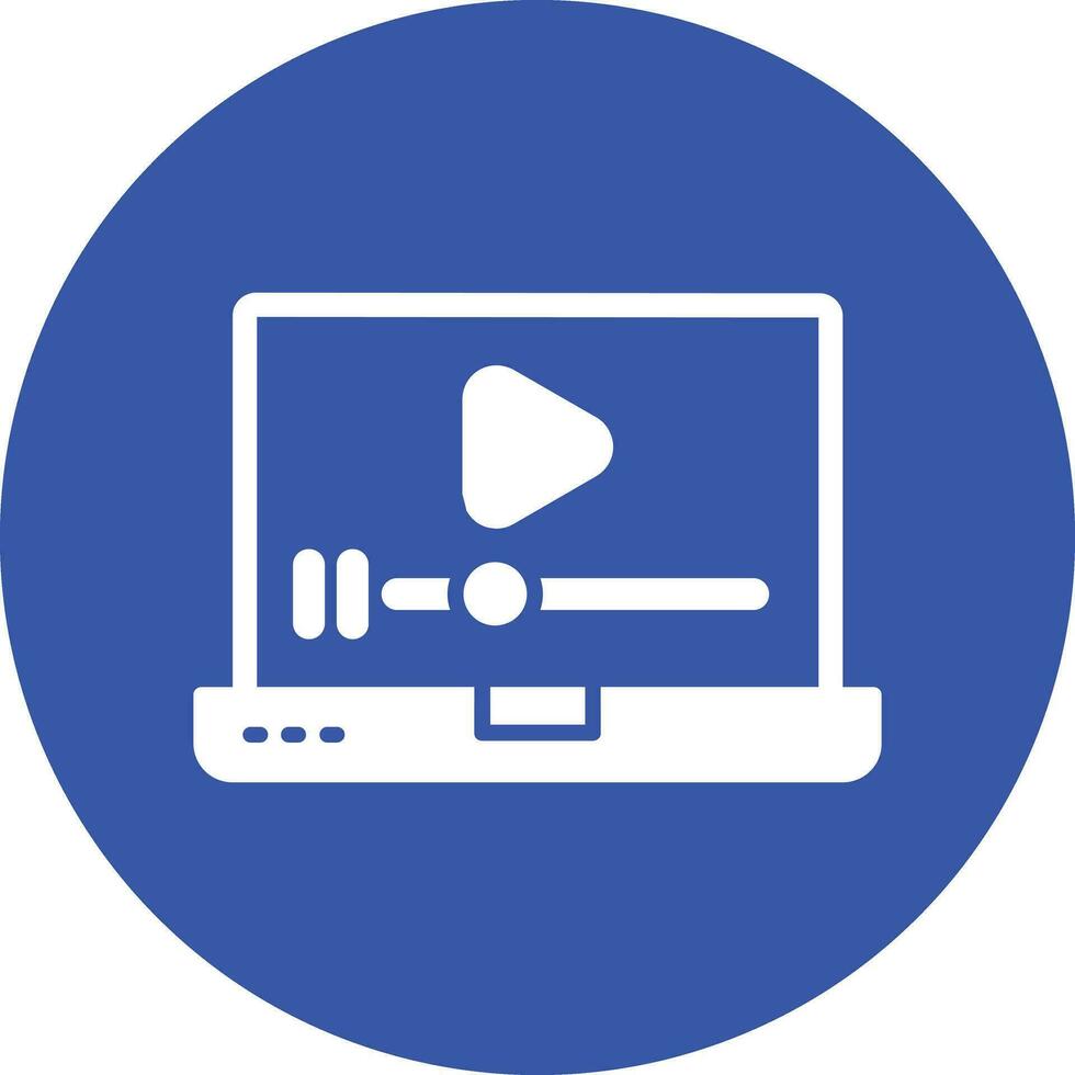 Video Player Vector Icon