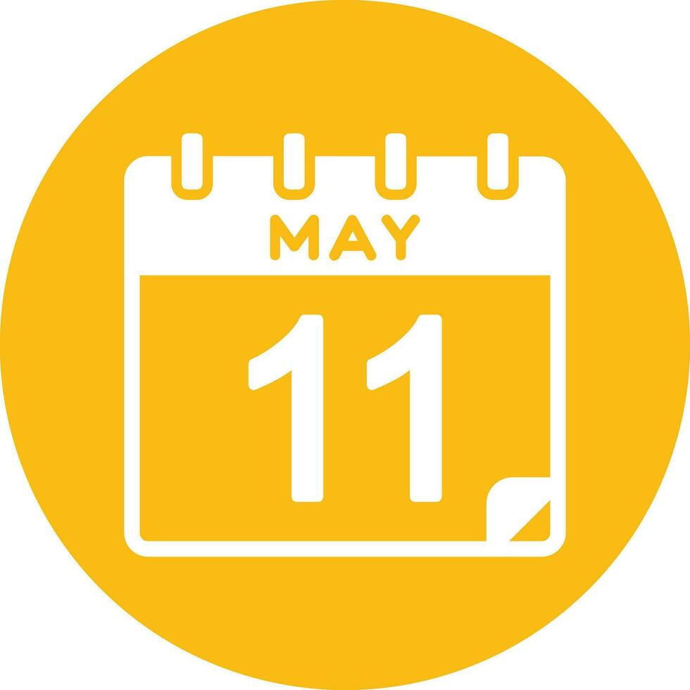 11 May Vector Icon