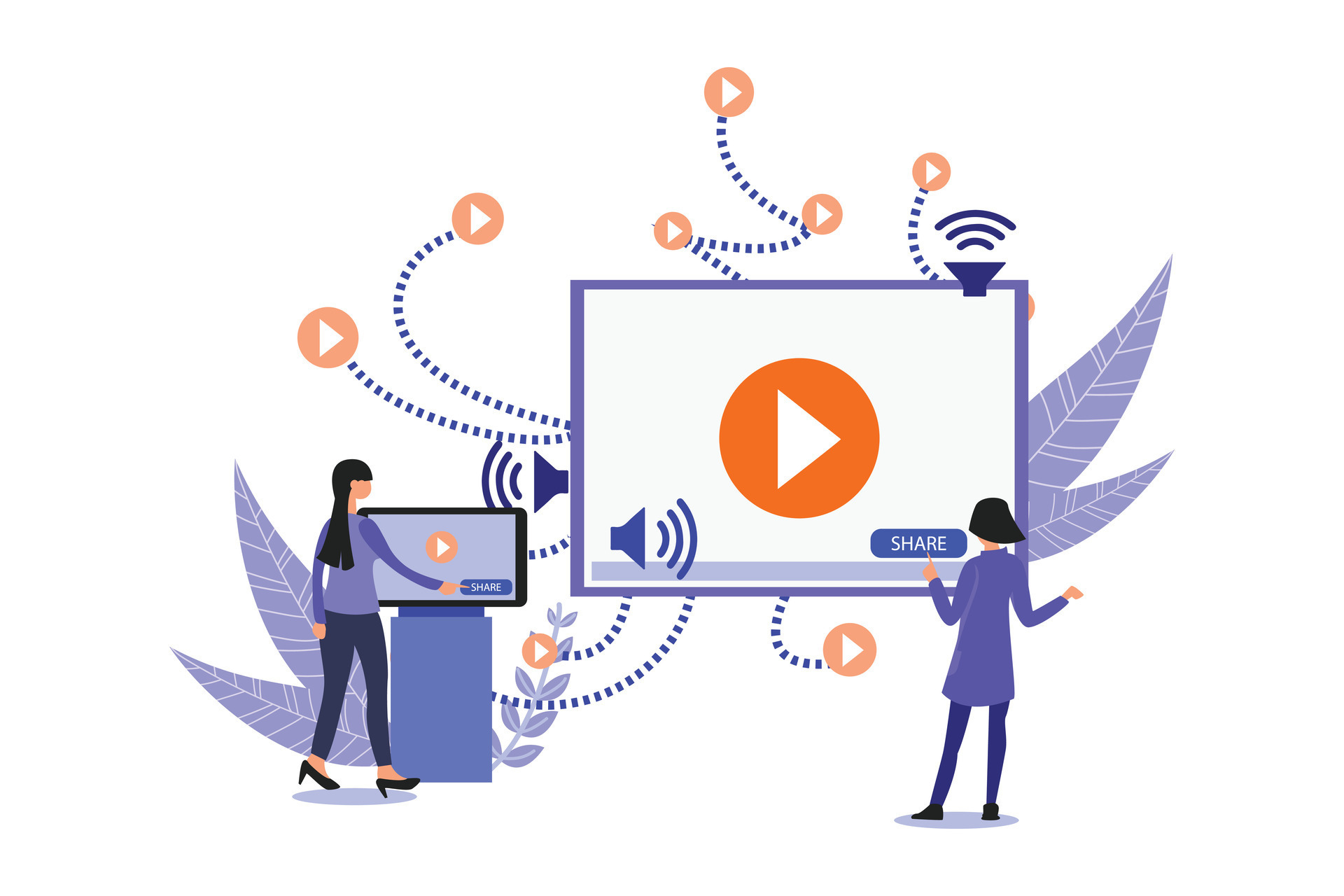 Viral Digital Marketing 32470951 Vector Art at Vecteezy