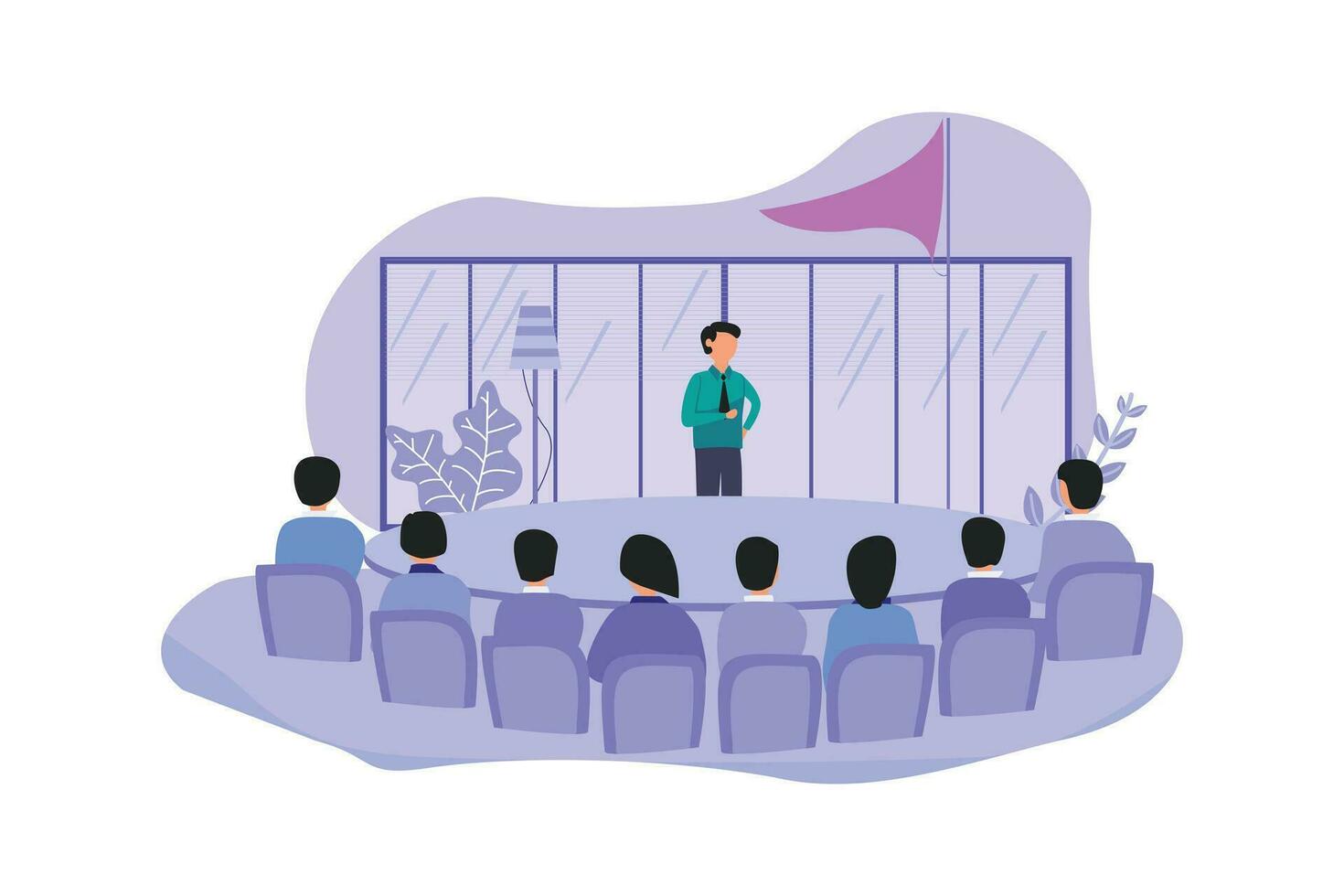 Business Leaders Office Worker vector