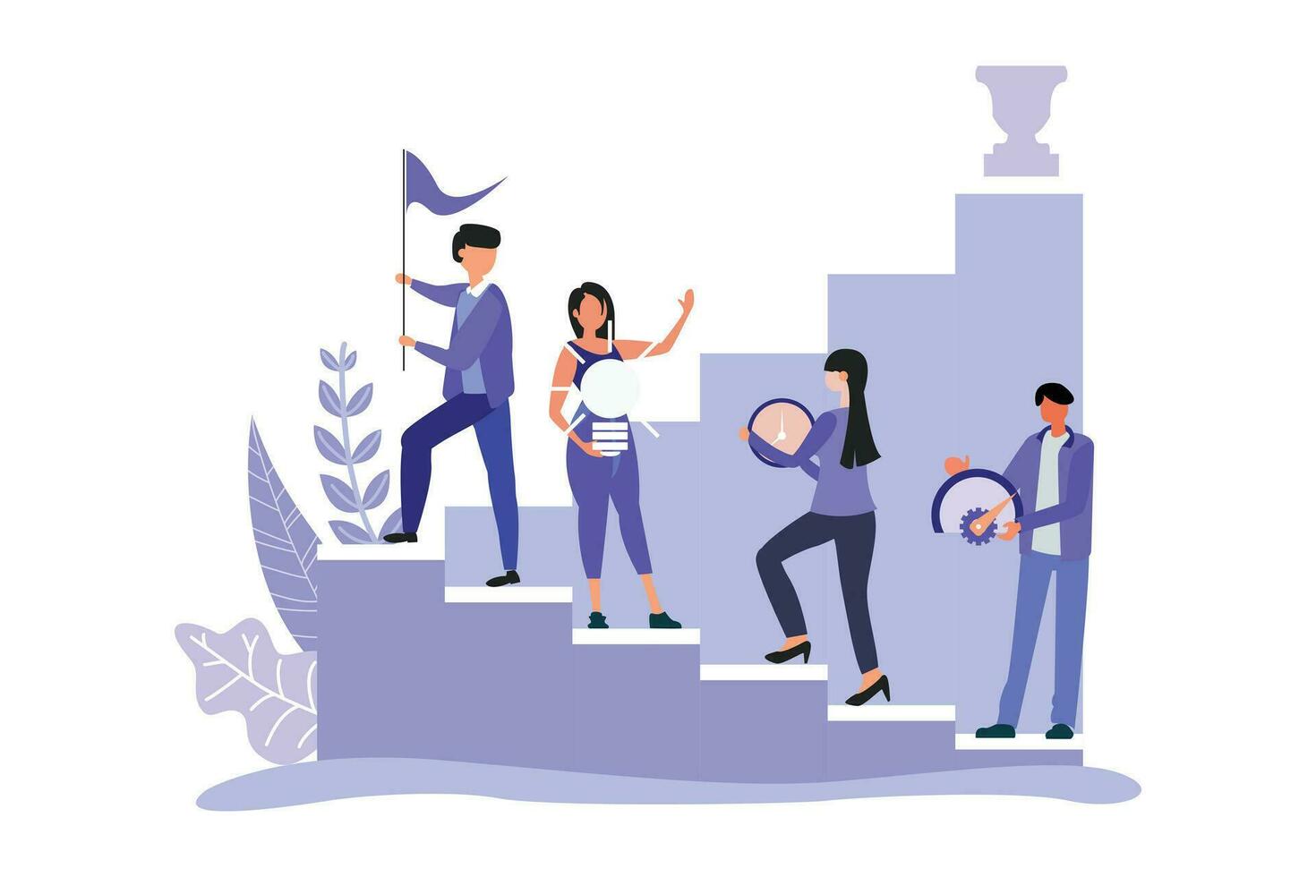 Management Marketing Strategy vector