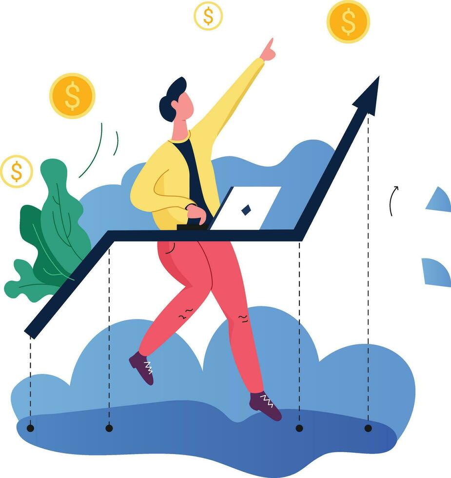 Phase breakout, Business Marketing illustrations vector