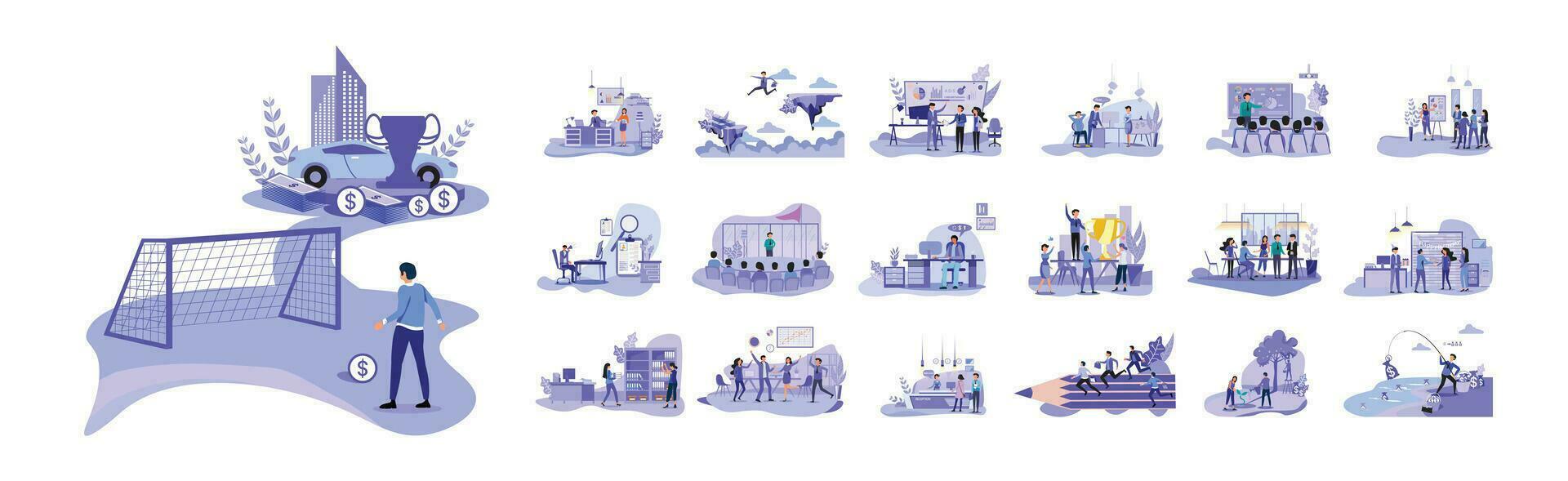 Business Marketing, Flat vector illustration