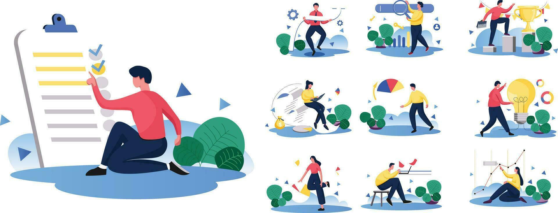 Business Marketing, Flat vector illustration