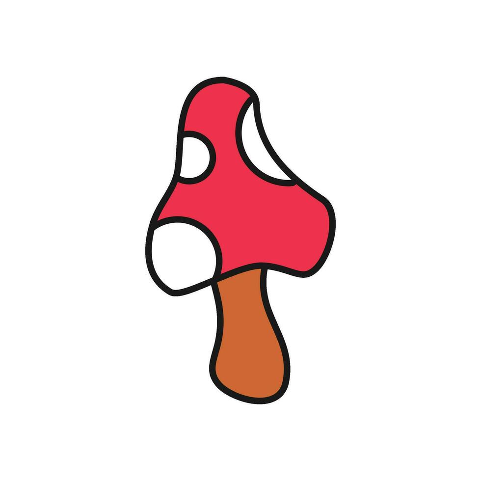 Groovy Element Vector Flat Design