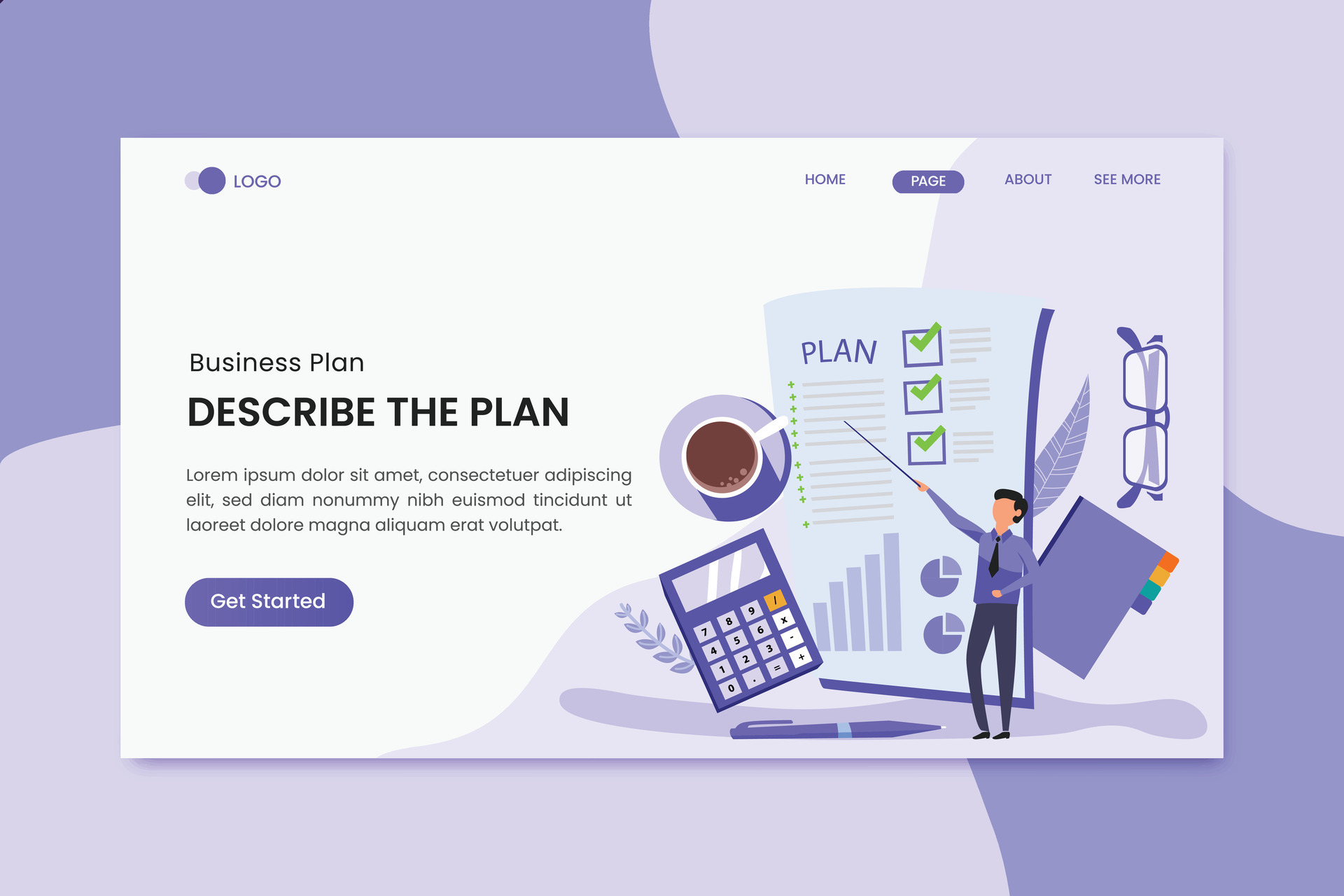 Business Plan Marketing Landing Page 32471878 Vector Art At Vecteezy Business Plan Marketing Landing Page 32471878 Vector Art At Vecteezy