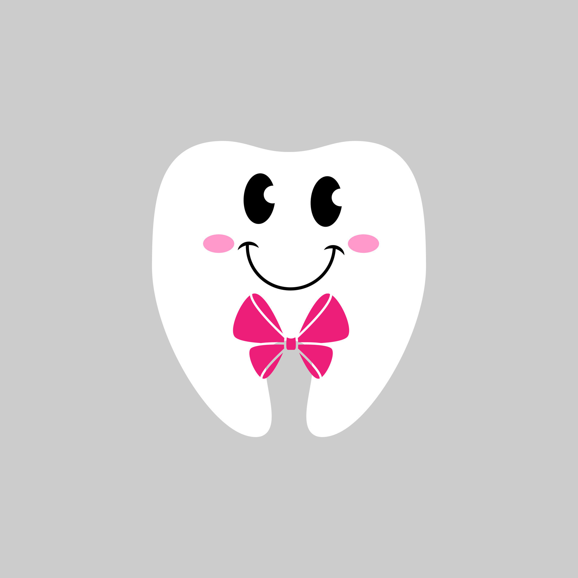 Tooth icon vector. Tooth Fairy illustration sign. Funny tooth symbol or ...