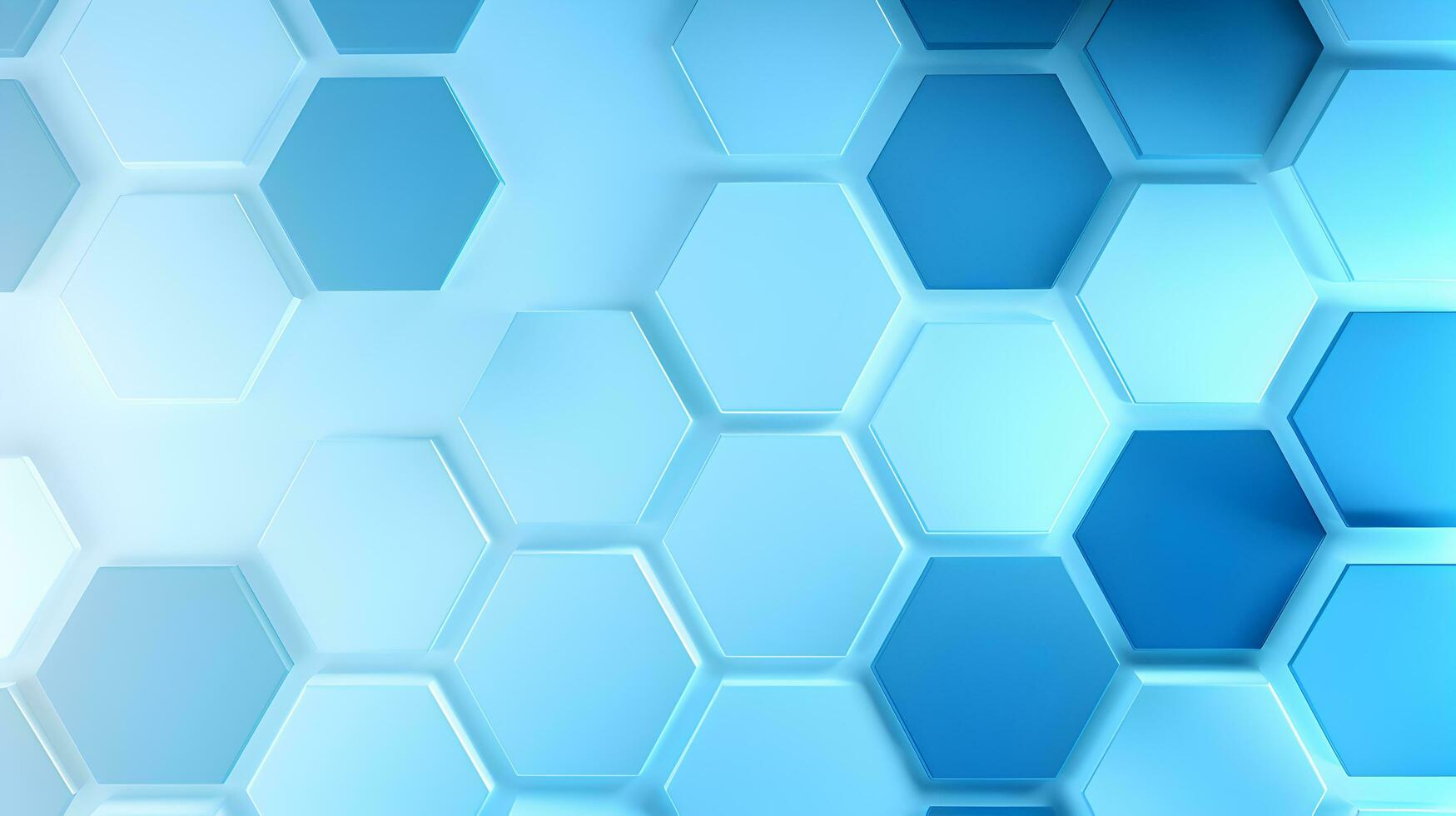 geometric hexagon background, AI Generative photo