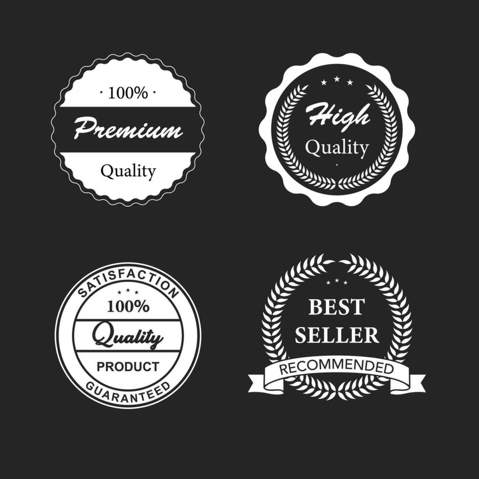 Premium quality laurel wreath, collection vector