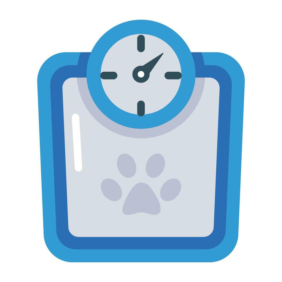 Trendy Weight Scale vector