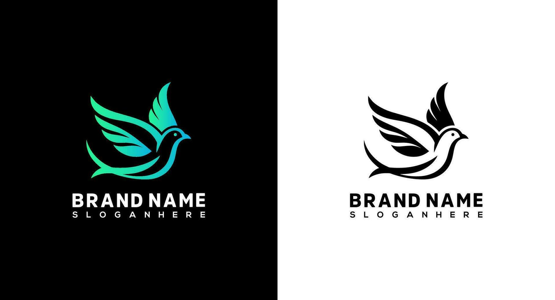 Bird Logo Design Vector Template. Bird Logo concept Bird icon