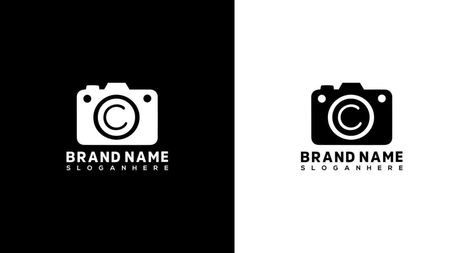 Camera logo design template. Photographer Logo Camera icon vector. Photography logo design, vector