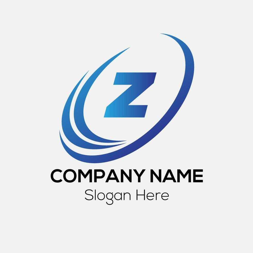 Abstract Z letter modern initial lettermarks logo design 32473433