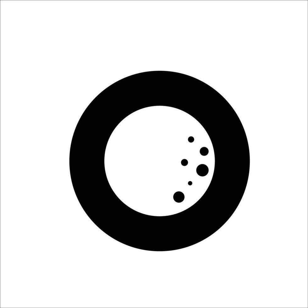 Moon icon vector