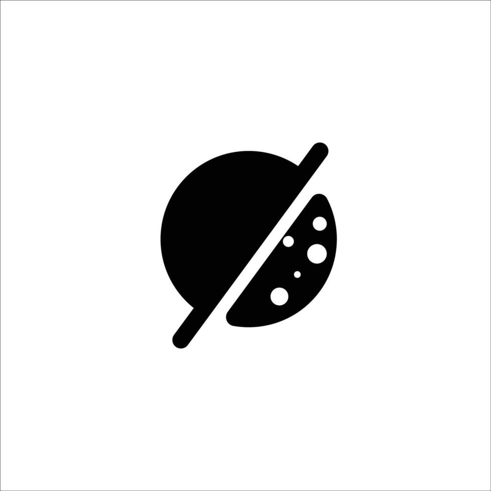 Moon icon vector