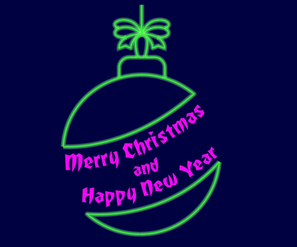 Neon Christmas tree with star, glowing icon. Neon New Year tree silhouette, outline Christmas tree in vivid colors. Festive fir with neon light. Icon set, sign, symbol for UI. Vector illustration
