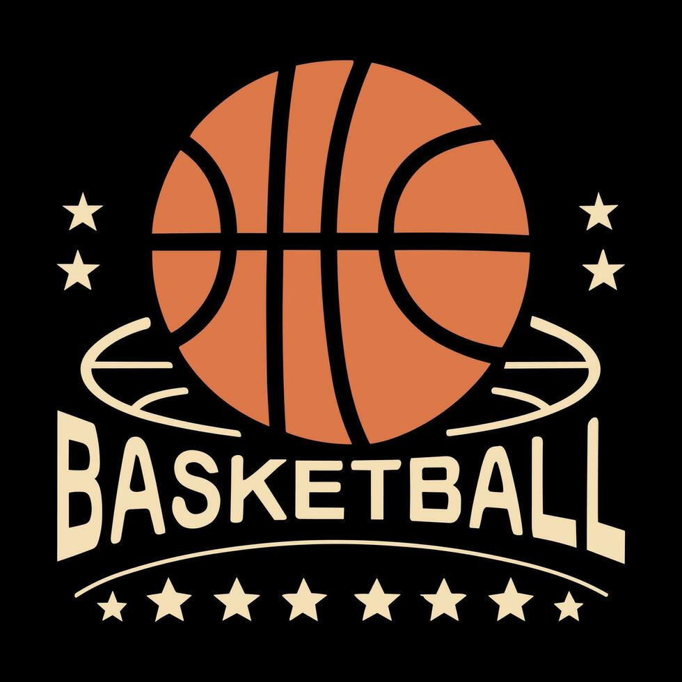 baloncesto gracioso niños baloncesto jugador retro Clásico baloncesto camiseta diseño vector