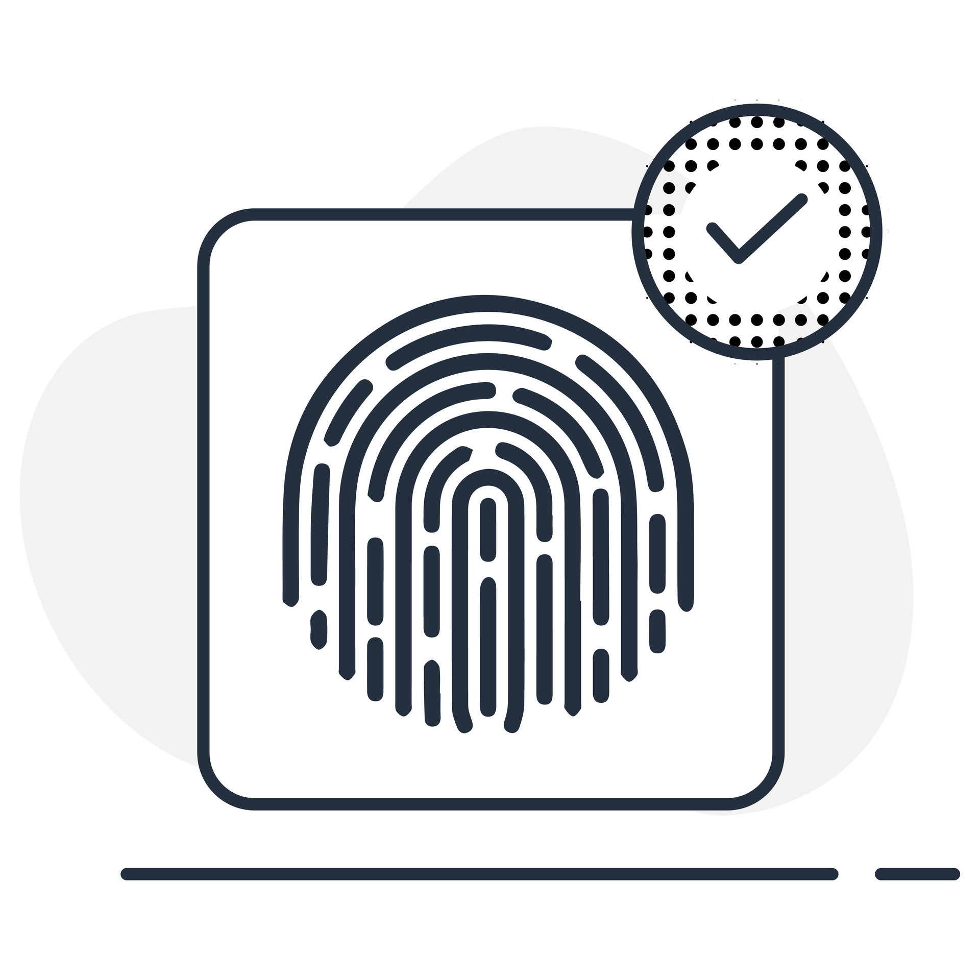 Fingerprint authentication. Verified access. Biometric identification