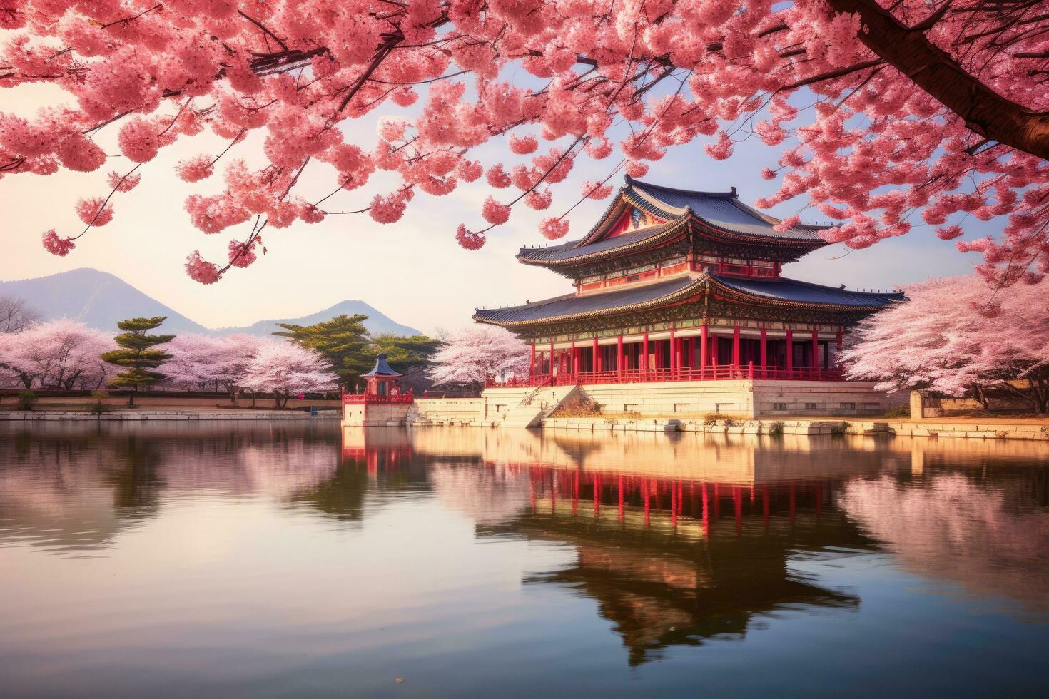Cherry Blossom Korea Stock Photos, Images and Backgrounds for Free Download