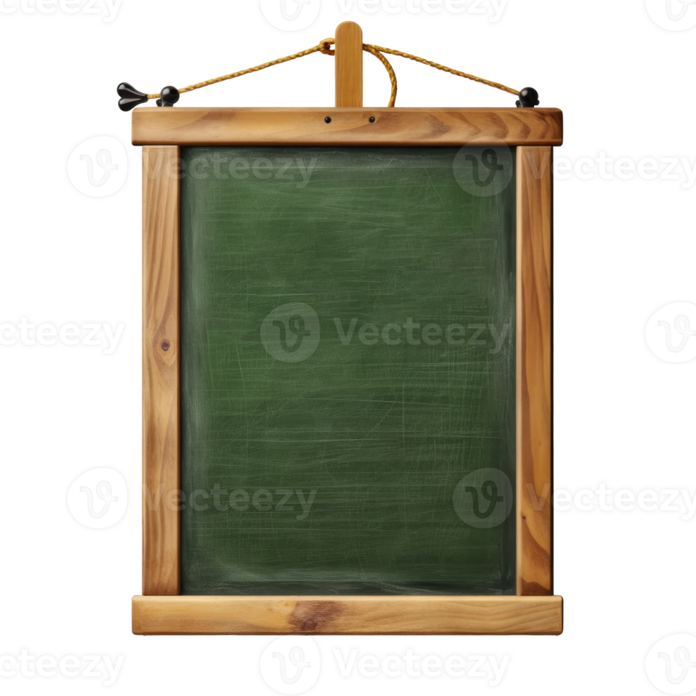 Green Chalkboard Isolated Generative AI 32475339 PNG