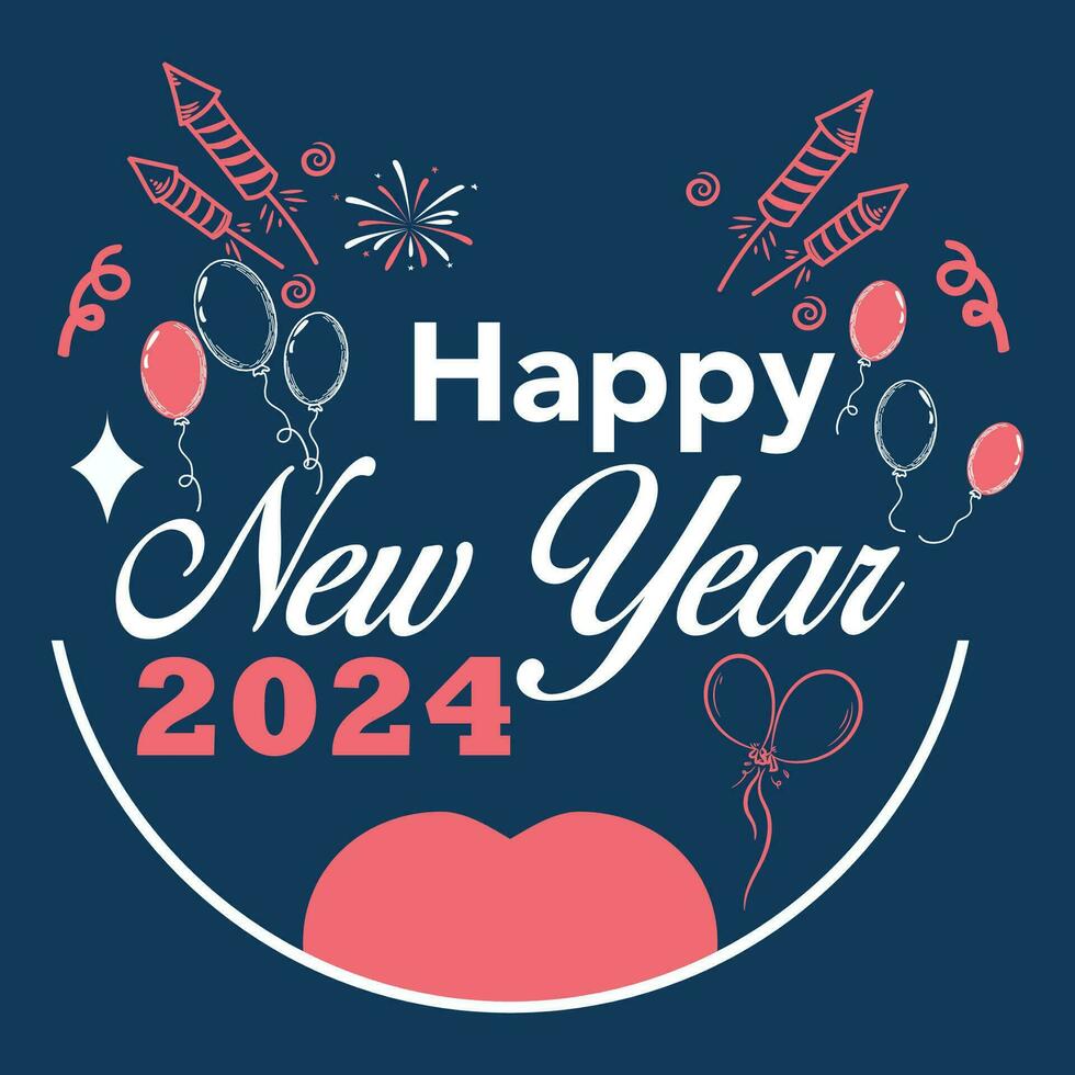 Happy New Year 2024, Flyer, Banner Vector Design 32475999 Vector Art at